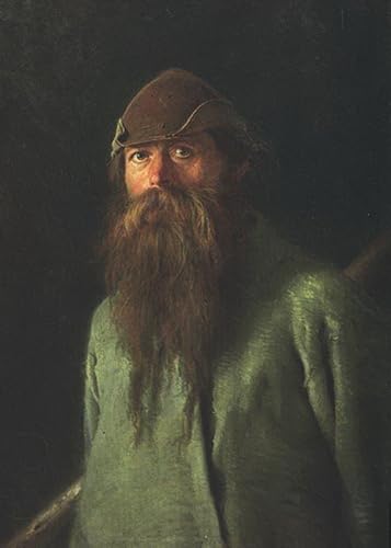 Peinture Le Bûcheron Démocrate Ivan Kramskoi pour sublimer un salon élégant