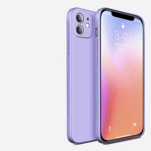 Coque de protection iPhone 7 silicone liquide violet anti-rayure