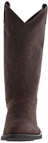 Old West TBM3051-10.5-D Boots Men'S Stitched Cushioned Round Toe Cowboy Western Boots thumb #1