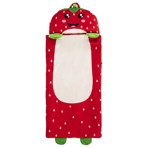 Image of Kid's Nap Buddies Character Preschool Nap Mat, Toddler Sleeping Bag with Pillow for Daycare, Ages 3+