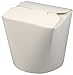 Fold-Pak SmartServ 12SSPLAINM One Color Print Plain Paper Container, 3-1/4" Diameter x 3-1/8" Height, 12-Fluid Ounce Capacity, White (Case of 500)