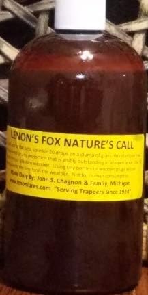 Lenon Red & Grey Fox Nature Call Fox Lure Perfect on Scent Post Set 8 oz Bottle