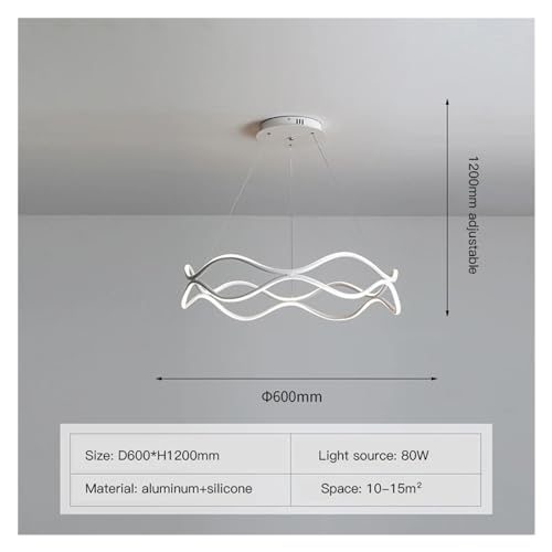 Lustre moderne salon de design architectural noir luxe rond