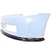 IKON MOTORSPORTS, Front Bumper Lip Compatible with 2003-2005 Nissan Fairlady Z33 350Z, IKON V7 Style Black PU Air Dam Chin Spoiler Splitter, 2004