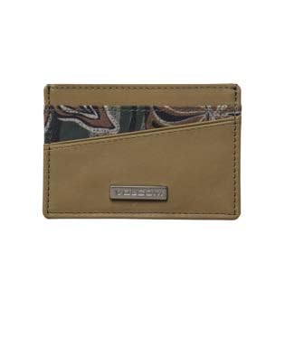 Volcom Carteira reta fina dobrável para cartão, Ermine, Ermine
