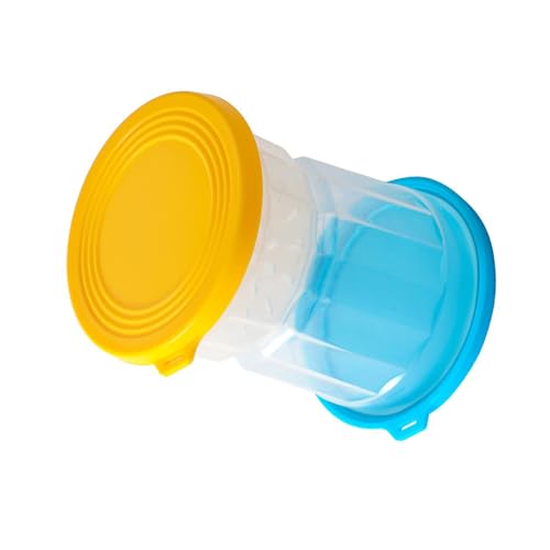 砂時計デザインの漏れ防止ガラス容器、取り外し可能なストレーナー付き冷蔵庫安全なピクルス瓶