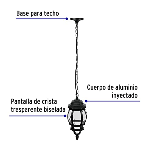 Mejores comprativas On-line Farol colgante exterior los más solicitados. 14 Imagen adicional