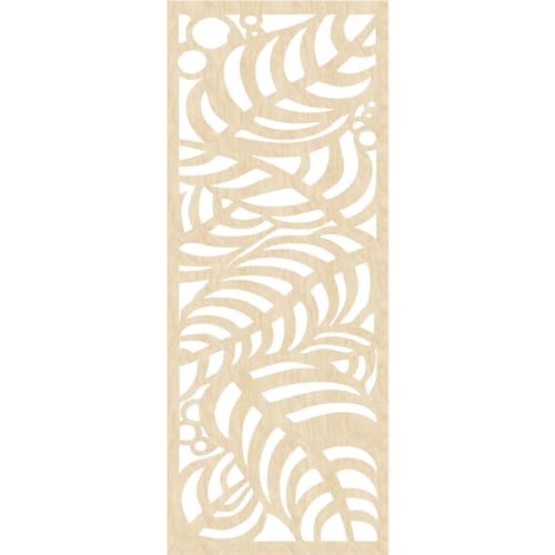 Image of 27 3 /8 inchW x 69 3 /8 inchH x 3 /8 inchT Mills Decorative Fretwork Wood Wall Panels, Birch