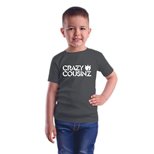 Image of Feel Good Crazy Cousins Family Matching Cotton Multi Colored Printed T-Shirt