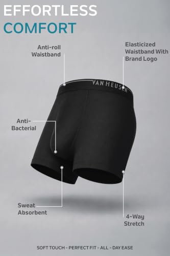 Image of Van Heusen Men Trunk - Pack of 1 | Premium Innerwear | 4 Way Stretch | No Ride Up | Super Soft on Skin - Feels Like Butter | Premimum Handfeel | Solid Colors | Style 30047