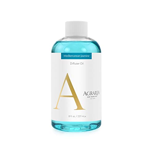 AGRARIA Mediterranean Jasmine Diffuser Refill, 8oz