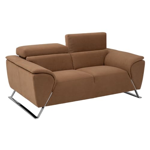 Image of Wakefit Sofa Set | 3 Year Warranty | Sofa 2 Seater, 2 Seater Sofa for Living Room, Wooden Sofa Set, Couch Sofa for Living Room, Sofa for Living Room - Magnus(Napoli : Tan)