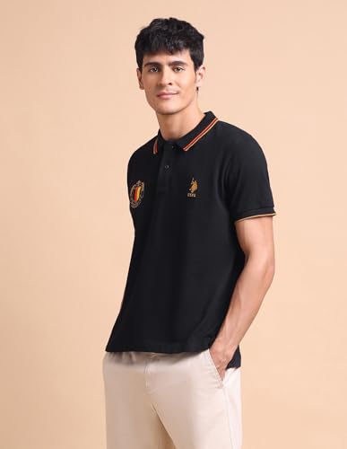 Image of U.s.Polo Association Men's Slim fit Iconic Number Polo Shirt