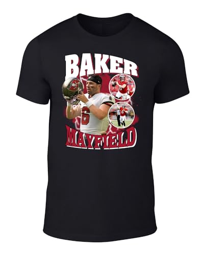 Black Baker Mayfield Bootleg Style T-Shirt Adult