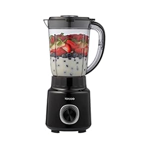 Tomado TTB1501B – Blender – 1,5 liter – 2 snelheden – 500W – Pulsestand – Deksel beveiliging – Zwart