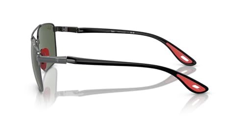 Image of Ray-Ban womens Rb3715m Scuderia Ferrari Collection Square Sunglasses