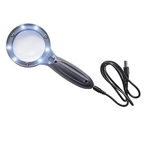 Loupe 6X illuminée pour basse vision et dégénérescence oculaire - 6