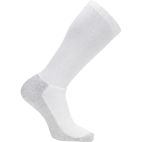 Wolverine Men's Steel Toe Cotton Work Over the Calf Socks with Durable Cushioning (2 Pairs)2