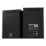 ABRAMTEK X20 Powered Bluetooth Bookshelf Speakers, aptX HD Bluetooth, USB & AUX Input, Sub Out (Pair) - Image 2