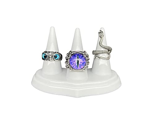 Skyuni Collection Ring silver Dragon & Owl Eye Ring for Men and Women Retro Durable product and easy to carry (Pack of 3)