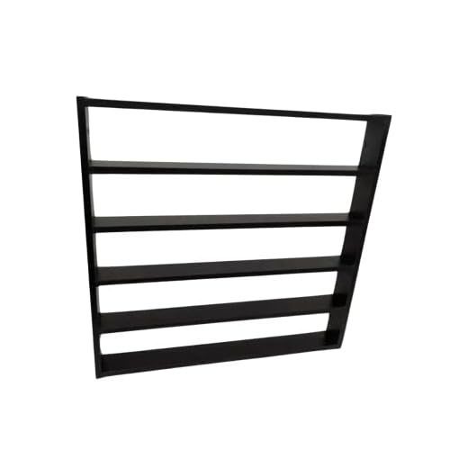 Nicho MDF Preto Organizador Expositor 200 Esmaltes 5 Prateleiras