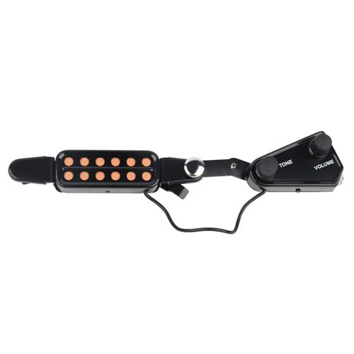 Acoustic Guitar Pickup Magnetic Transducer, 12 Sound Hole with Volume Tone Tuner Kit for Most Acoustic Guitars - Image 3