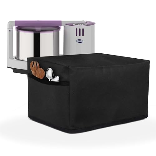 Image of Crasome Dust Proof Water Resistant Kitchen Wet Grinder Cover for 2 Litre Table Top Ultra Grind+ Gold - Black