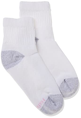 Hanes womens Plush Soft Cushioned Heel Athletic Ankle Socks3