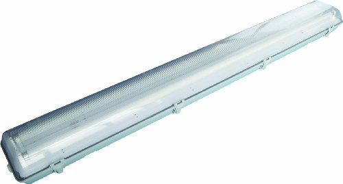 Dimensioni 1270x93x100 Electraline 65042 Plafoniera al Neon Protetta, T8 1x36W, Luminosità 3350, Dimensioni 1270x93x100