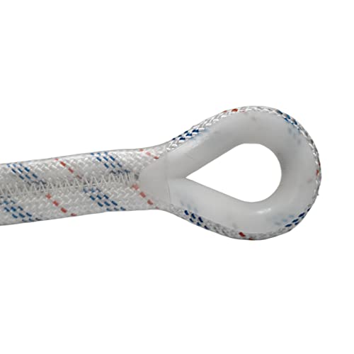 BENIMELI Cuerda Nylon 11mm - Cuerda de Seguridad para Arnés Seguridad Trabajo Altura - SOGA Gruesa de Seguridad para Escalada, Supervivencia, Rappel y Accesorios de Trabajos en Altura (1 M)