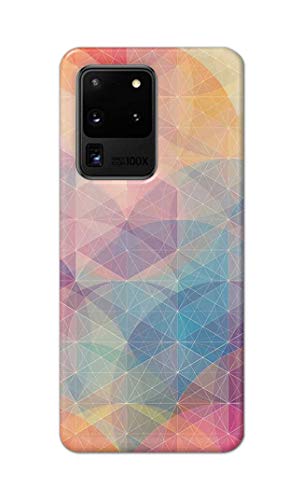 Image of Printed Hard Back Cover Case for Samsung Galaxy S20 Ultra 4G | Samsung S20 Ultra 5G Back Cover (Crumpled Paper Design) -1803