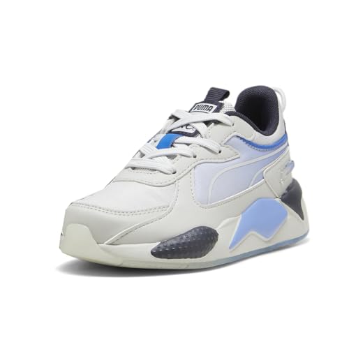 PUMA Kids Boys Rs-X Lace Up Sneakers Shoes Casual - Blue, Grey - Size 12.5 M2