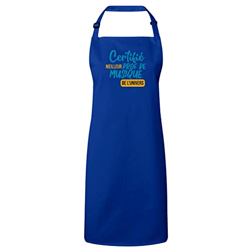 Tablier cuisine premium pour passionné d'instrument rock au conservatoire
