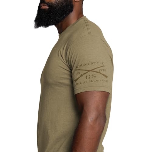 Image of Grunt Style Basic Crew Pack - USA, American Graphic Tee, Patriotic, Everyday, T-Shirts for Men Pack