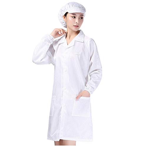 N/X Akaslife Disposable Isolation Gown, Unisex Disposable Protective Isolation Clothing Anti-Static Waterproof Anti-Fog