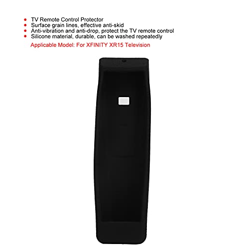 Coque silicone pour télécommande XFINITY XR15 avec cordon noir protège-télécommande