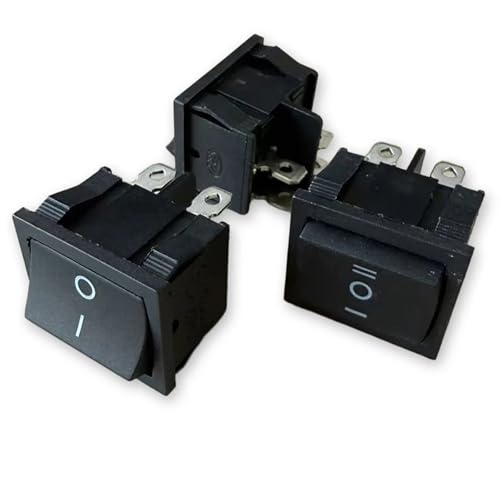 Interruptor de potencia KCD5 de 6 pines y 3 posiciones para control de corriente altern 5