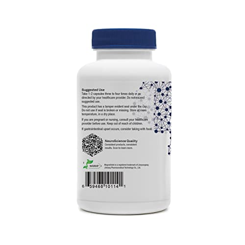 Neuroscience Calm G Glutamate Management Supplement - Selenium, Folate, L-Theanine, Ala + Coq10 For Stress Reduction, Sleep + Metabolic Support - Helps Fatigue + Mood (90 Capsules) #TOP1