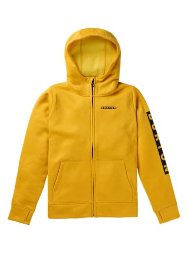 Sweat à capuche zippé Burton en chêne enfant contre le froid dans la cour
