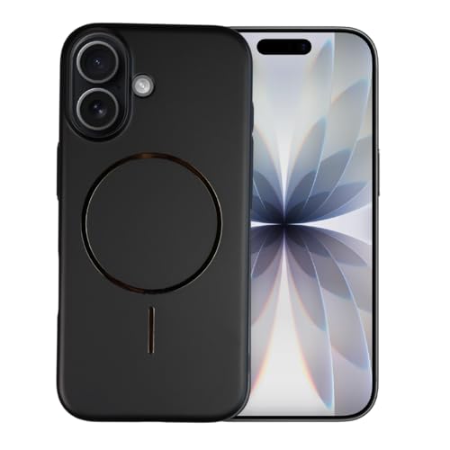 Image of AIBEX Ultra-Thin Mag-Saf Back Cover Case Compatible with iPhone 17| Slim Fit Scratch-Resistant Matte | Magnetic Wireless Charging | Microfibre Lining | Camera Protection (PC Material) - Black