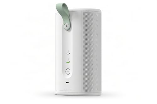 Image of Sonos Play - Portable Bluetooth Speaker with WiFi, Alexa, 24-Hour Battery Life, Charging Base - White