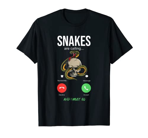 Las serpientes están llamando al cuidador del zoológico Humor amante de la serpiente Susurro Camiseta