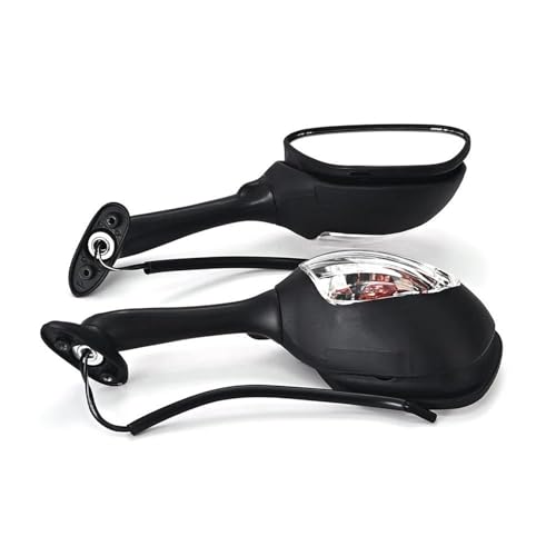Espejo retrovisor para Suzuki GSXR 600 750 1000 K5-K8 con luz LED integrada