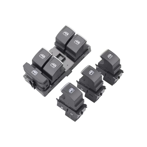 Lève-vitre de voiture Skoda, interrupteur 4 boutons chrome pour le confort à bord