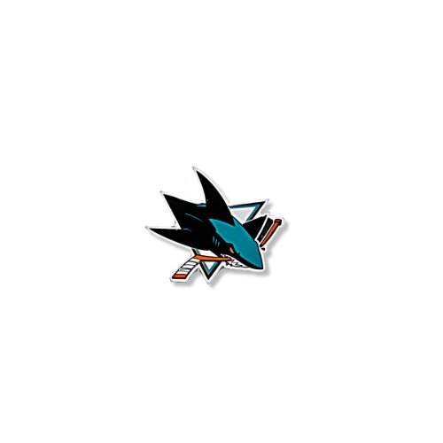 aminco NHL San Jose Sharks Team Logo Pin, team color (NHL-PN-001-21)