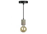 prao la rochelle  Belhome Suspension lumineuse en béton gris - PRAO 188 -