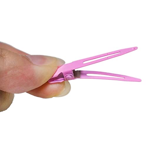 100 pinzas cabello cocodrilo colores surtidos 1.8 pulg miniatura 5