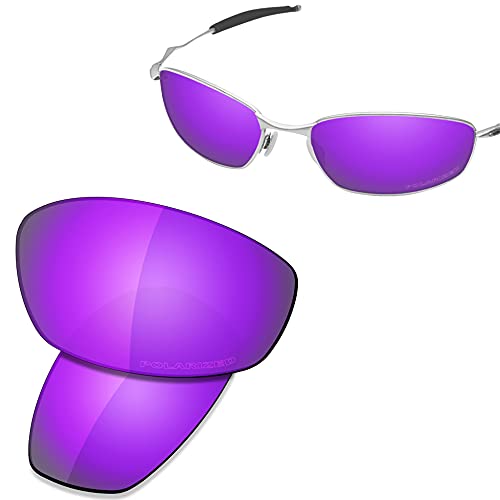 Image of SAUCER Premium Replacement Lenses & Rubber Kits for Oakley Whisker OO4141 | UV400 Protection, Anti-Scratch, Precise Fit