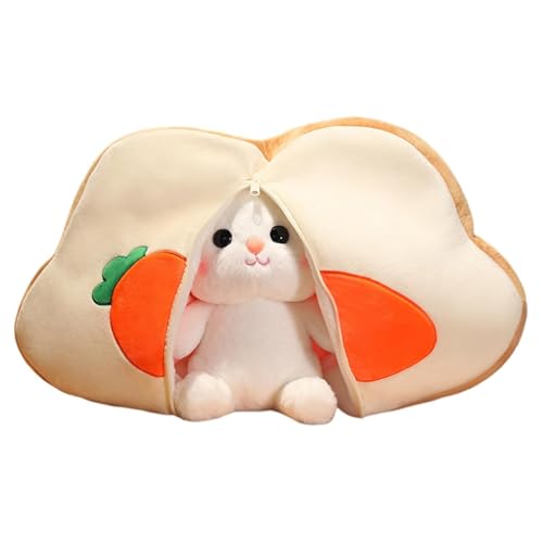 Fruit Bunny Plush, Conejito transformado,Pequeños Animales de Peluche - Toast Design Bunny Doll, Lindo Animal de Peluche, muñeca Linda para niños