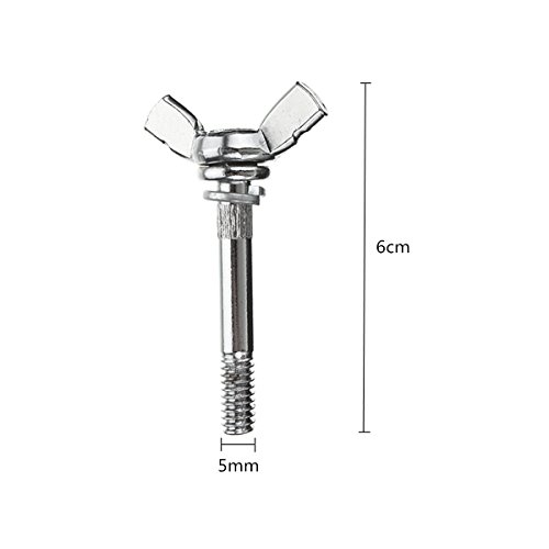 4Pcs Wing Head Bolts Wingbolts Nut Butterfly Screw Replacement Stilts Accessory